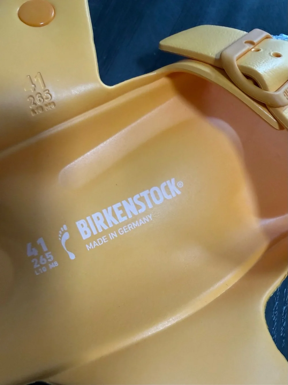 Birkenstock Unisex Arizona EVA Zinnia Sandal Narrow Waterproof L 10 M 8 - Picture 5 of 6
